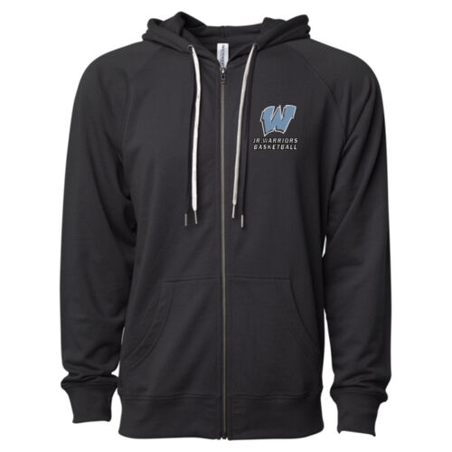 Unisex Lightweight Loopback Terry Full-Zip  Thumbnail